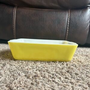 Pyrex Yellow 503 Fridgie